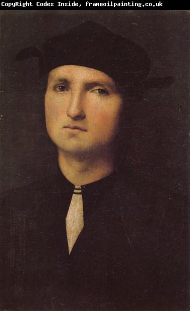PERUGINO, Pietro Portrait of a Young Man